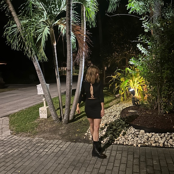 Revolve Superdown black dress - Picture 3 of 4